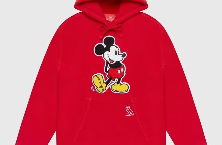 Disney x Ovo® Classic Mickey Hoodie – Red